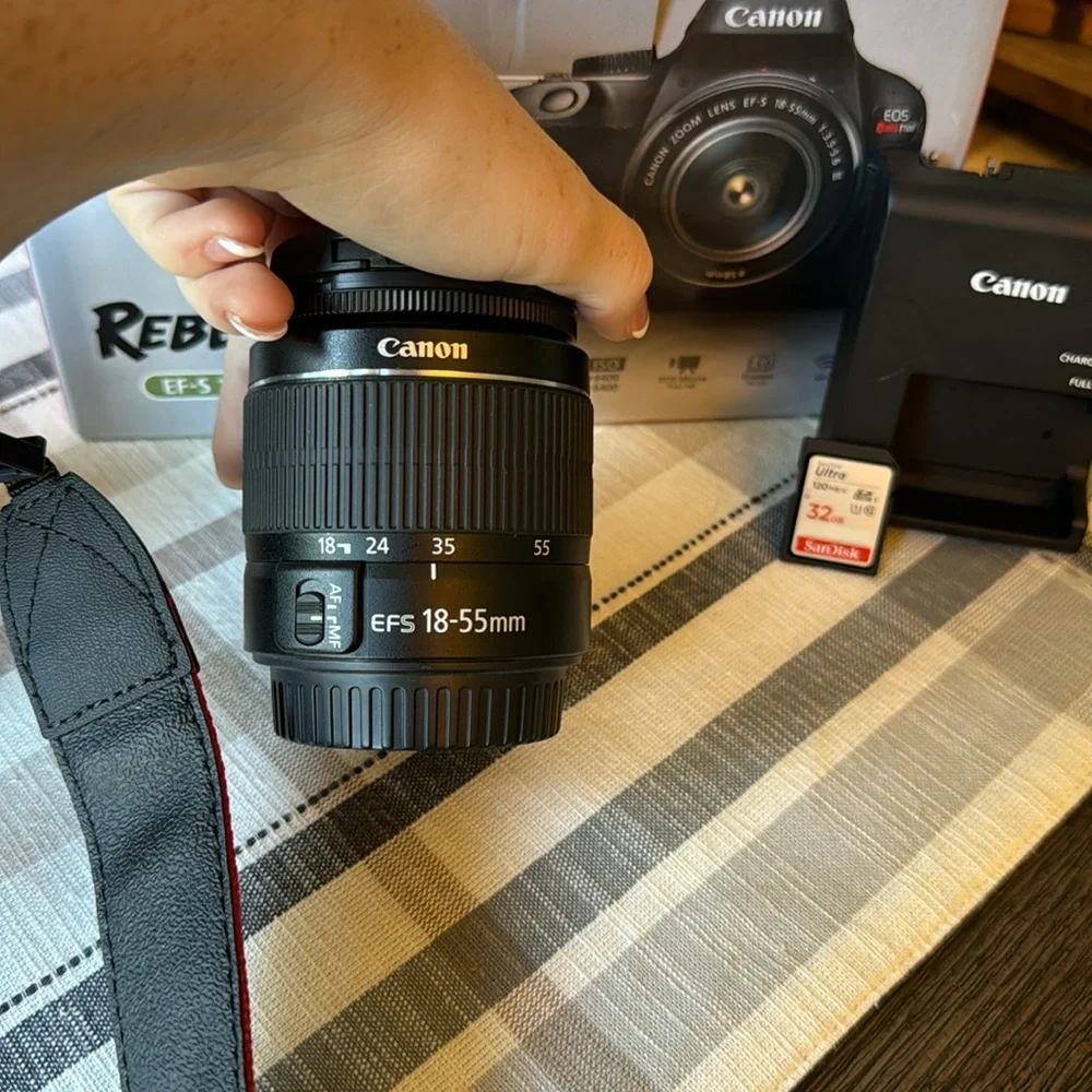 Canon EOS Rebel T100 Kit. BRAND NEW. NEVER USED.